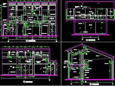 门厅施工图免费下载 - 建筑装修图 - 土木工程网